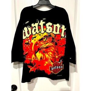 Watson Studios Graphic Eagle Tee Boxy Crop Size M NWT Retail $85